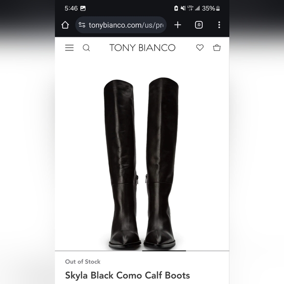 Tony bianco Skyla knee Boots - Picture 3 of 4